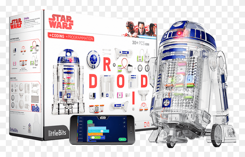 837x513 Littlebits Star Wars Droid Inventor, Person, Human, Electronics HD PNG Download