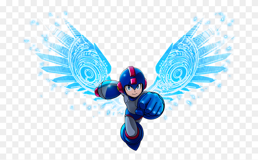 698x461 Littlewing Megaman Redbull, Graphics HD PNG Download