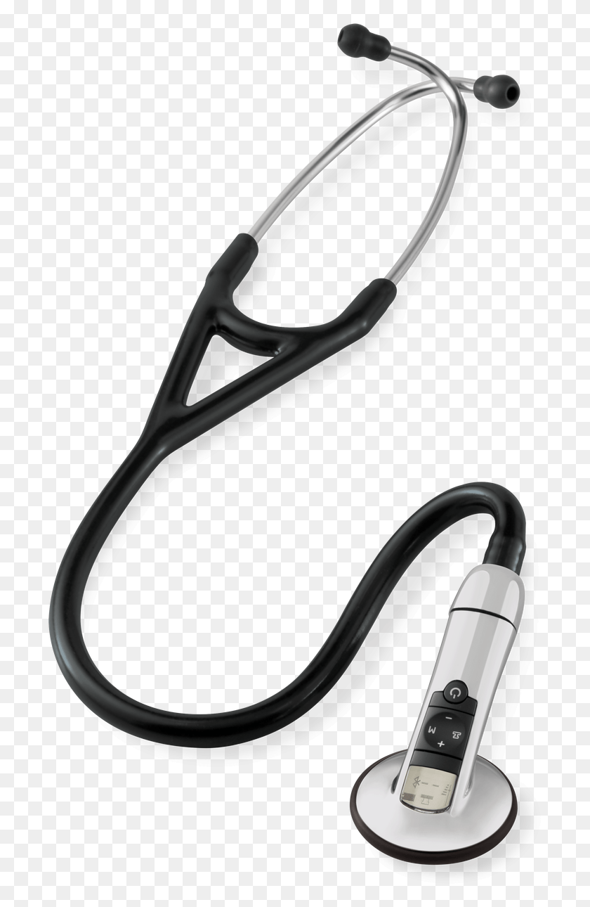 708x1230 Littmann Electronic Stethoscope Model 3200 Black Littmann Electronic Stethoscope, Scissors, Blade, Weapon HD PNG Download