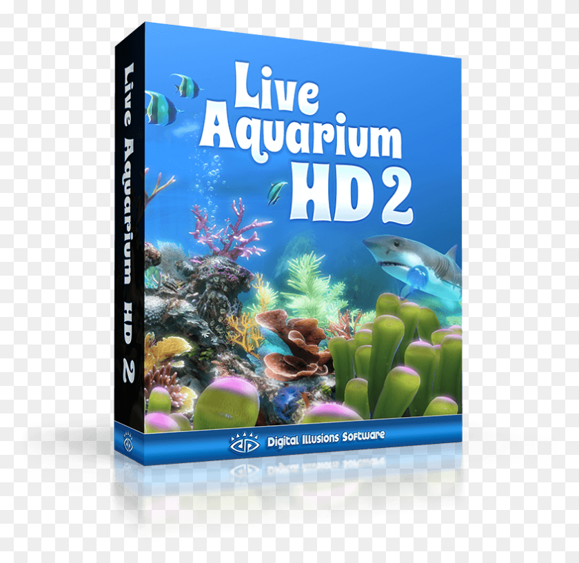 785x762 Live Aquarium Book Cover, Fish, Animal, Disk HD PNG Download