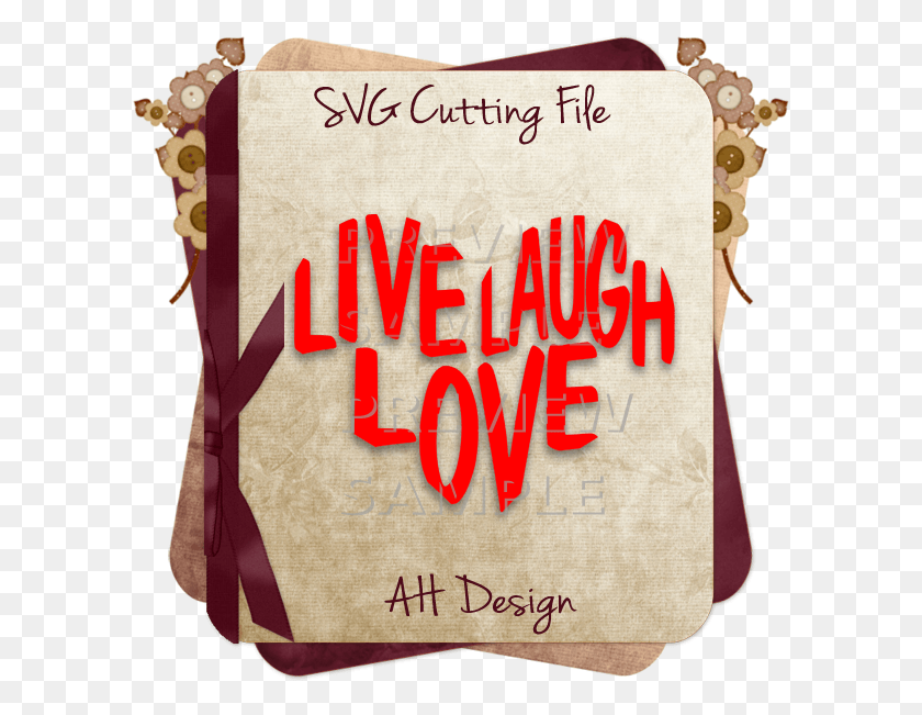 601x591 Live Laugh Love Heart Shaped Word Art Svg Eps Dxf Beige, Bag, Text, Accessories HD PNG Download