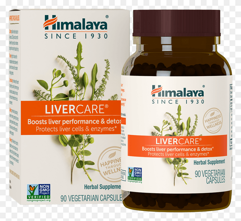 959x872 Livercare Liver Supplement Bottle Himalaya Liver Care, Potted Plant, Plant, Vase HD PNG Download