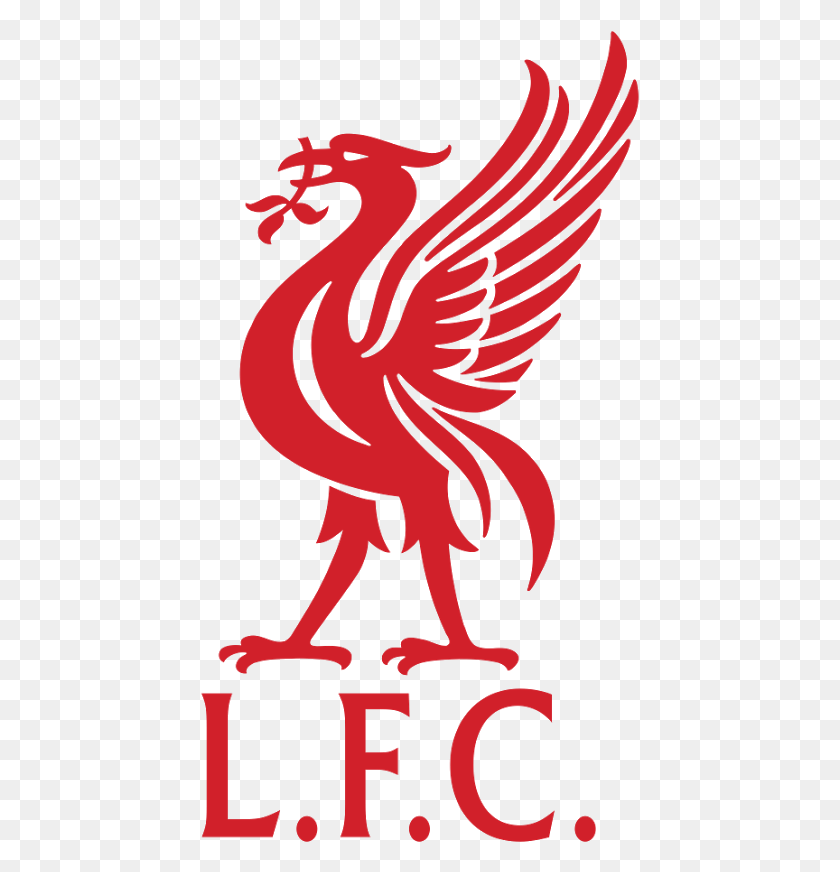 439x812 Liverpool Fc Clipart Liverpool Fc Logo Bird, Symbol, Trademark, Poster HD PNG Download