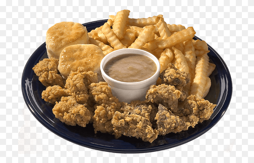 720x480 Livers Amp Gizzards Crispy Fried Chicken, Food, Bread, Nuggets HD PNG Download