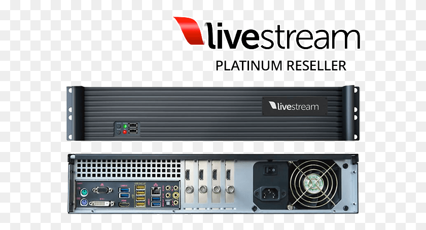 584x394 Descargar Png Livestream Platinum Reseller Livestream Studio, Electrónica, Amplificador, Computadora Hd Png
