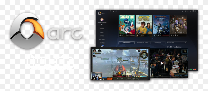 1178x468 Livestreaming Just Got Even Easier With The All New Pc Game, Person, Human, Video Gaming HD PNG Download