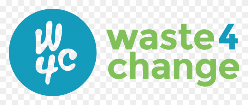 1024x390 Living In Jabodetabek Area You May Contact Ewasterj Waste4change Logo, Word, Text, Alphabet HD PNG Download