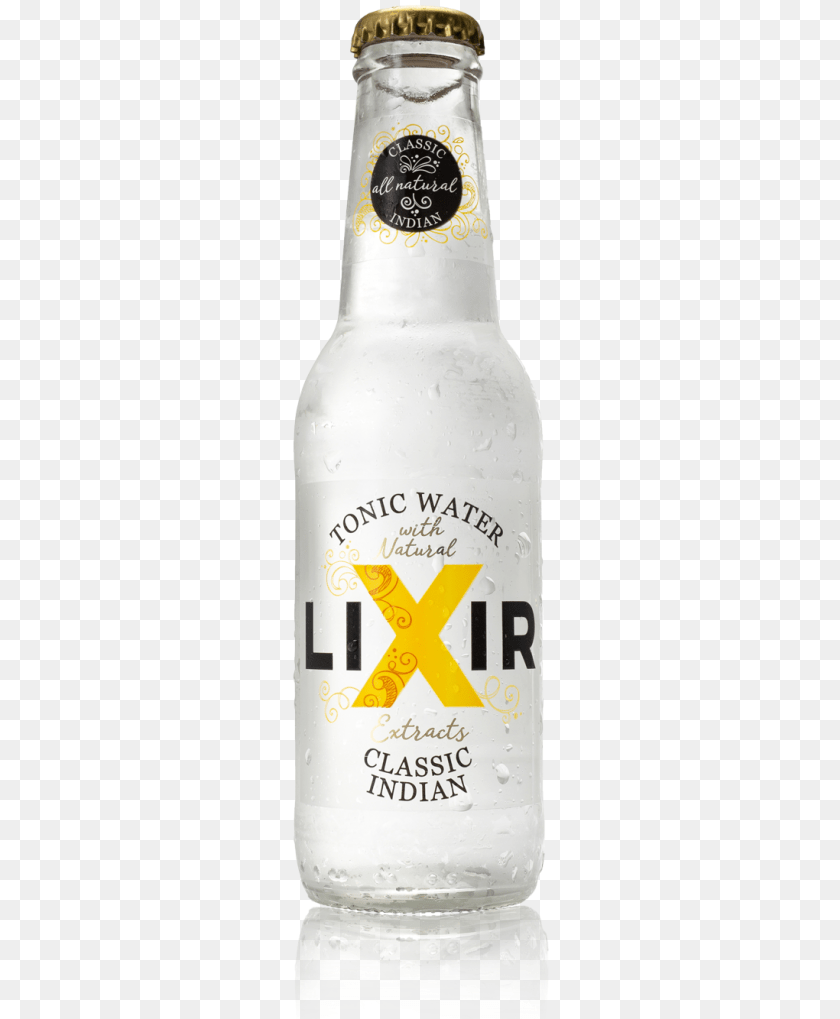 258x1019 Lixir Indian Tonic, Alcohol, Beer, Beverage, Bottle Transparent PNG