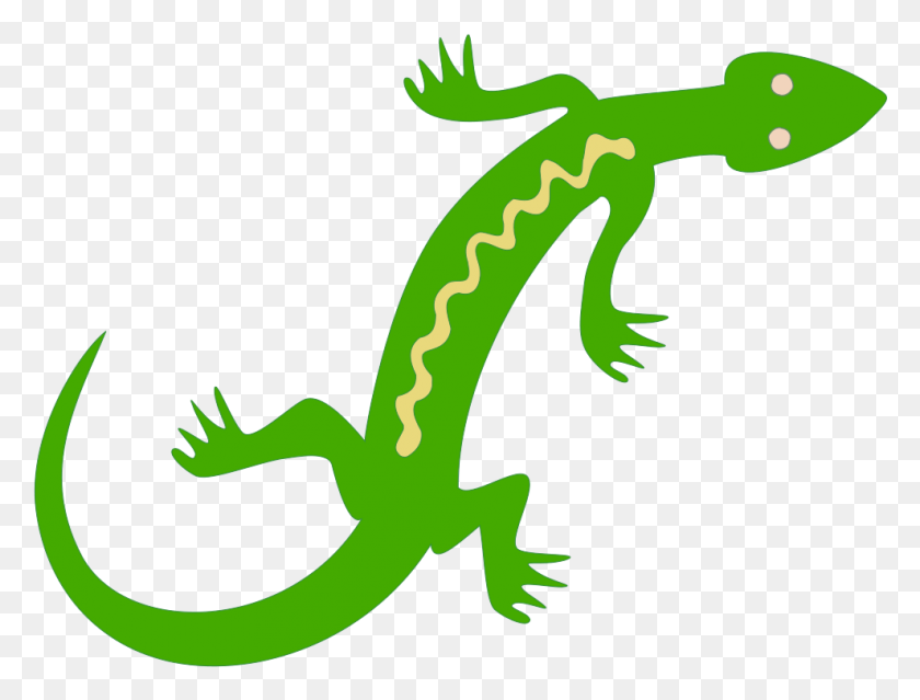 989x735 Lizard Clipart Green Lizard Frames Illustrations Clip Art, Gecko, Reptile, Animal HD PNG Download