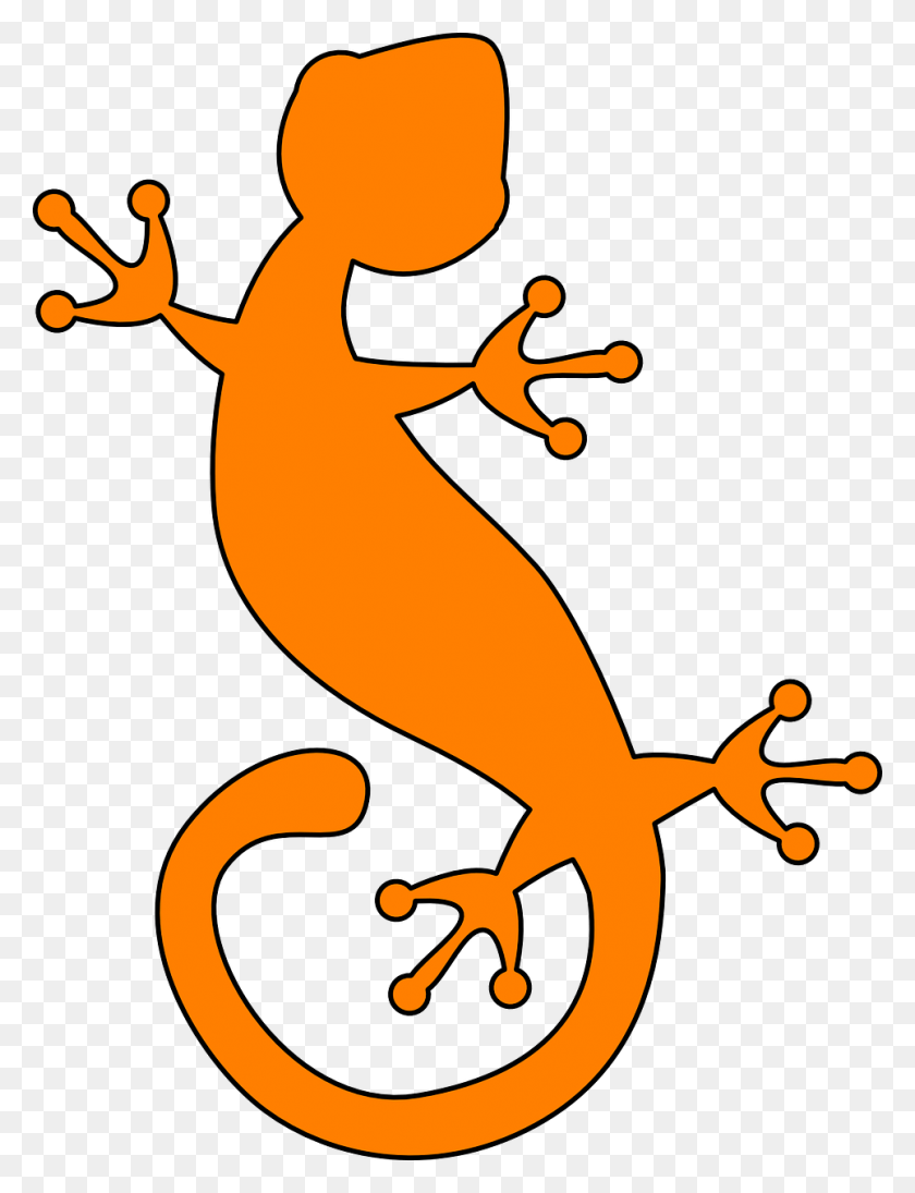 964x1280 Lizard Gecko Logo Iguana Image Lizard Clipart Black, Reptile, Animal, Salamander HD PNG Download
