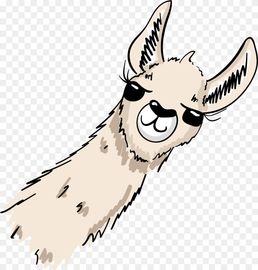 Llamas Llama Animals Ftestickers, Person, Animal, Face, Head PNG