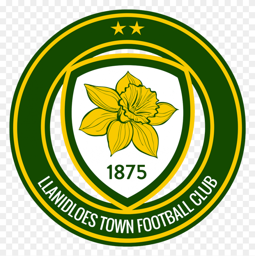 883x885 Llanidloes Town Football Club Llanidloes Town Fc Logo, Plant, Symbol, Text HD PNG Download
