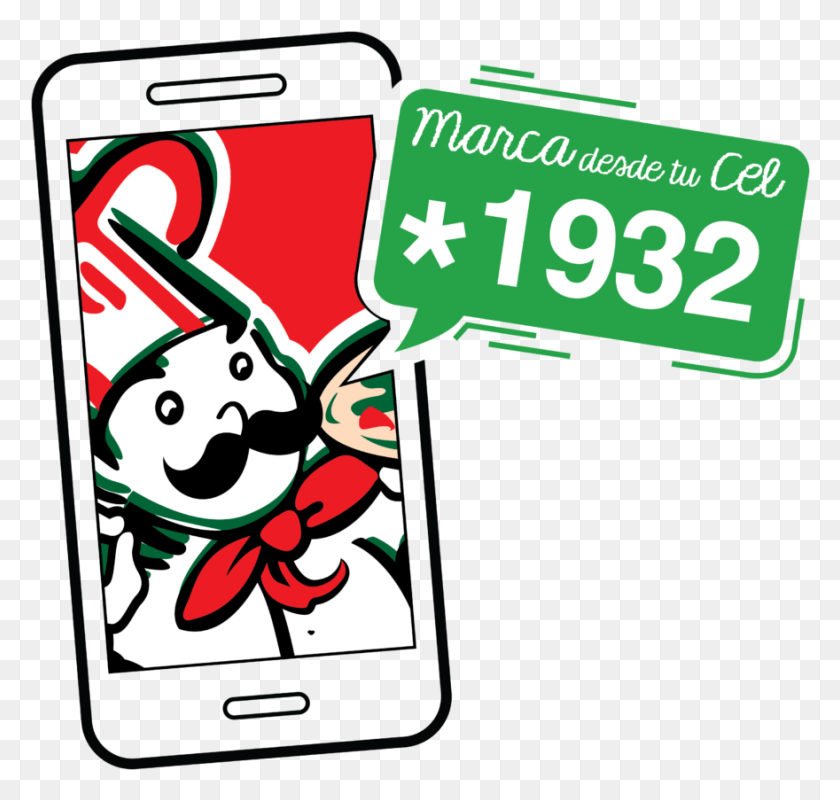 880x835 Llmenos Desde Tu Cel Al 1932 O Desde Tu Telfono Cartoon, Phone, Electronics, Mobile Phone HD PNG Download