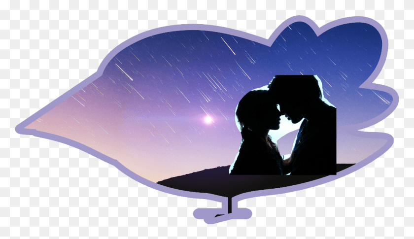 1024x559 Lluvia Meteoritos Amor Enamorados Metorshower Romance, Person, Human, Outdoors HD PNG Download