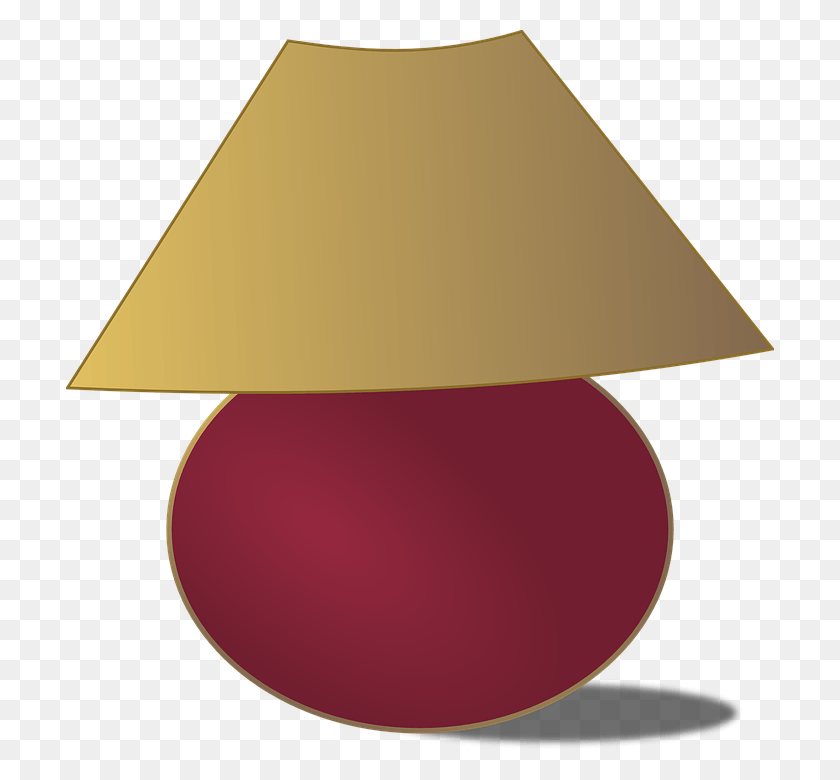 708x720 Lmpara Luz Lmpara De Noche Lamp Shade Art Transparent, Table Lamp, Lampshade HD PNG Download