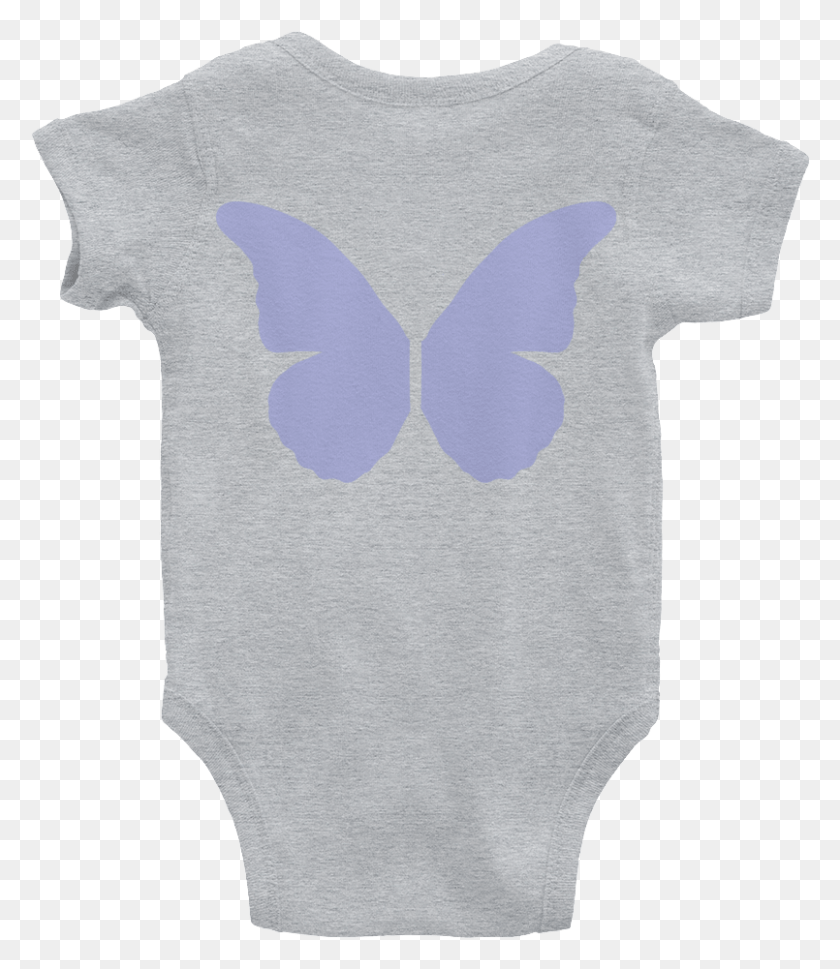 805x939 Load Image Into Gallery Viewer Butterfly Wings Infant Bodysuit, Clothing, Apparel, T-shirt HD PNG Download