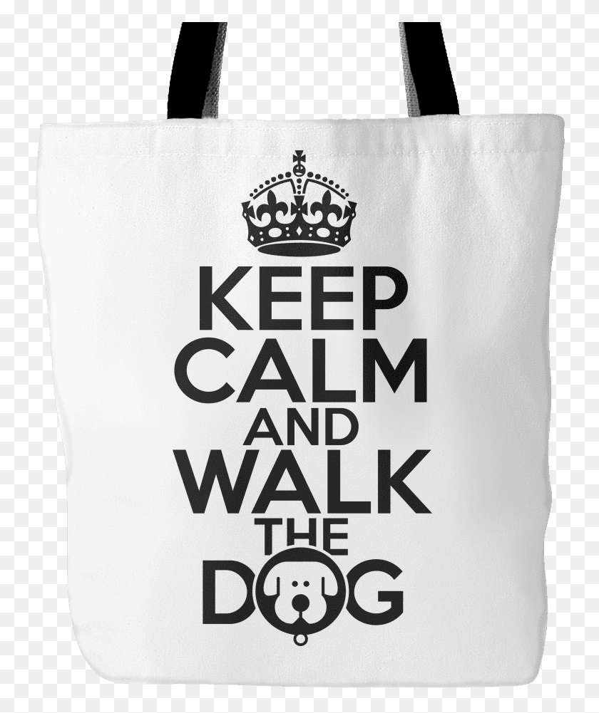 755x941 Load Image Into Gallery Viewer Keep Calm And Walk Keep Calm And Carry, Bag, Shopping Bag, Tote Bag HD PNG Download