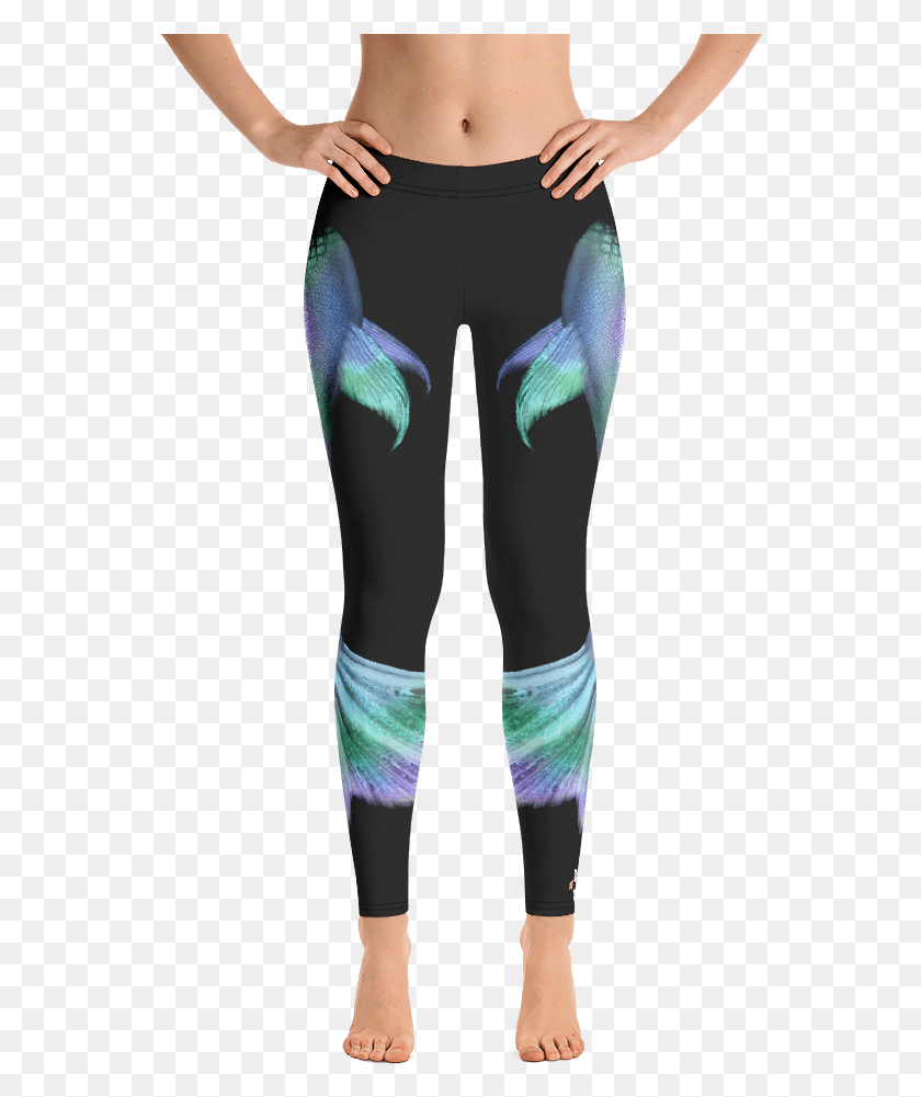 550x941 Load Image Into Gallery Viewer Mermaid Tail Free Diving Leggings, Clothing, Apparel, Person HD PNG Download