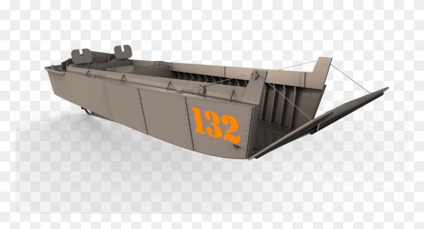 961x486 Load In 3d Viewer Uploaded By Anonymous Landing Craft Mechanized, Boat, Vehicle, Transportation HD PNG Download