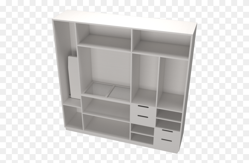 493x490 Load In 3d Viewer Uploaded By Anonymous Shelf, Furniture, Cupboard, Closet HD PNG Download