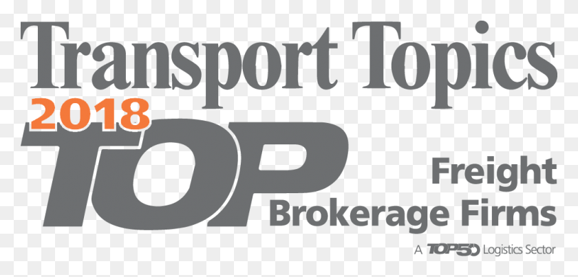 1000x440 Loaddelivered Named A 2018 Top Freight Brokerage Firm Transport Topics Top Freight Brokers, Text, Word, Number HD PNG Download