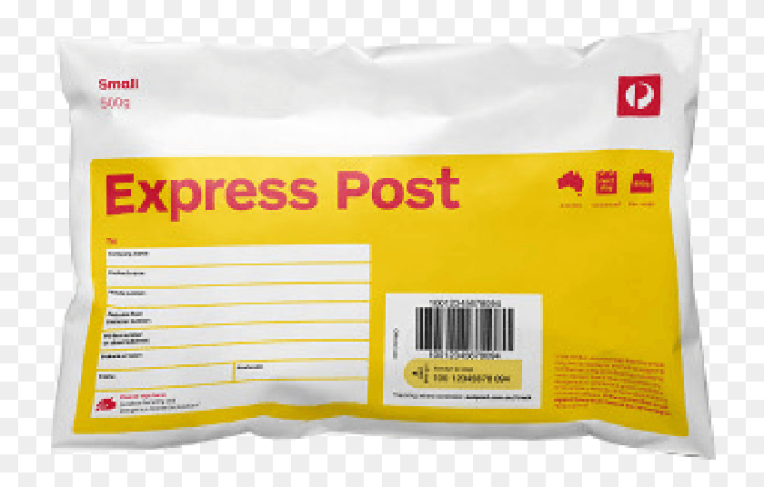 735x476 Loading Zoom Australia Post Express Post, Label, Text, Food HD PNG Download