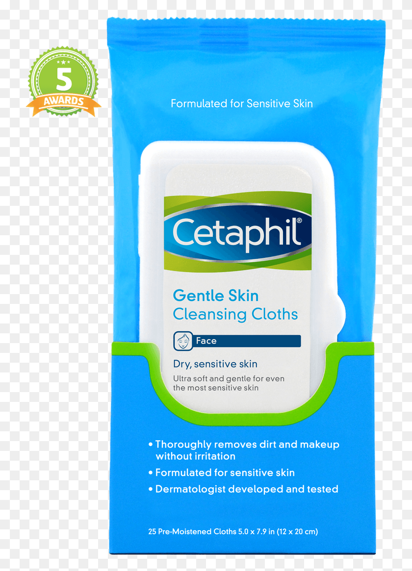 741x1105 Loading Zoom Cetaphil Cleansing Cloths, Bottle, Cosmetics, Food HD PNG Download