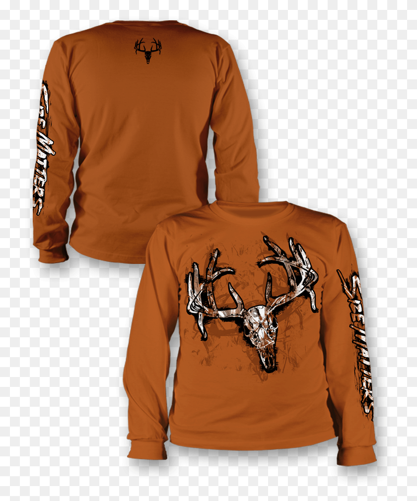 743x950 Loading Zoom Deer, Clothing, Apparel, Sweatshirt HD PNG Download