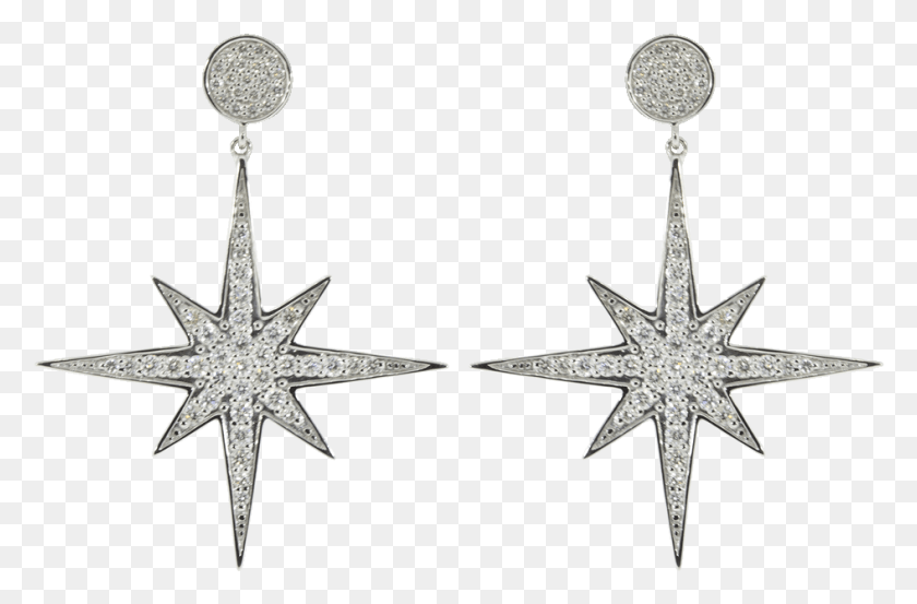 945x598 Загрузка Zoom Diamond North Star Серьги, Крест, Символ, Потолочный Вентилятор Hd Png Скачать
