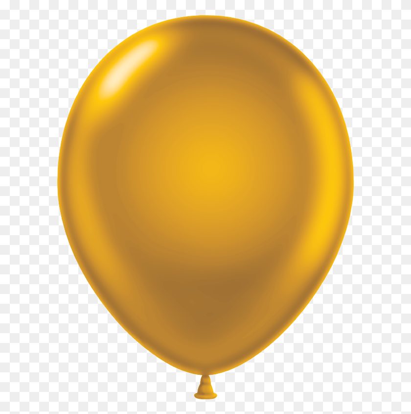 607x785 Loading Zoom Gold Latex Balloon, Ball, Sweets, Food HD PNG Download