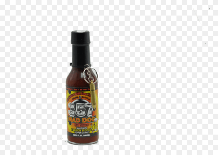 857x593 Загрузка Zoom Mad Dog Hot Sauce 357 Полупрозрачный, Бутылка, Еда, Пиво Hd Png Скачать