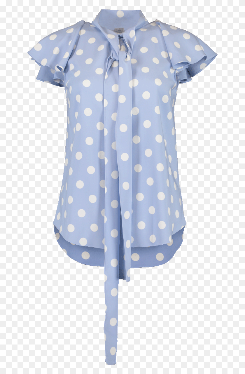 653x1221 Loading Zoom Polka Dot, Clothing, Apparel, Blouse HD PNG Download