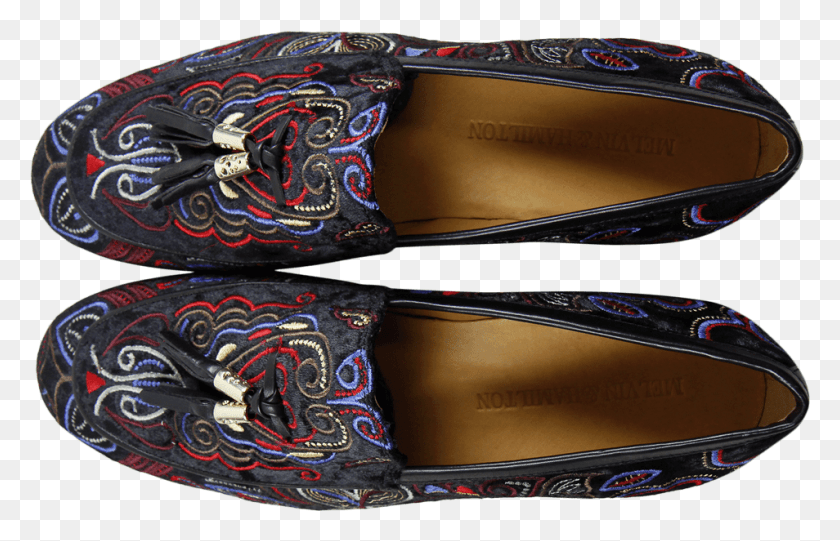 954x589 Loafers Clive 3 Velvet Black Tassel Black Gold Metal Slip On Shoe, Clothing, Apparel, Footwear HD PNG Download