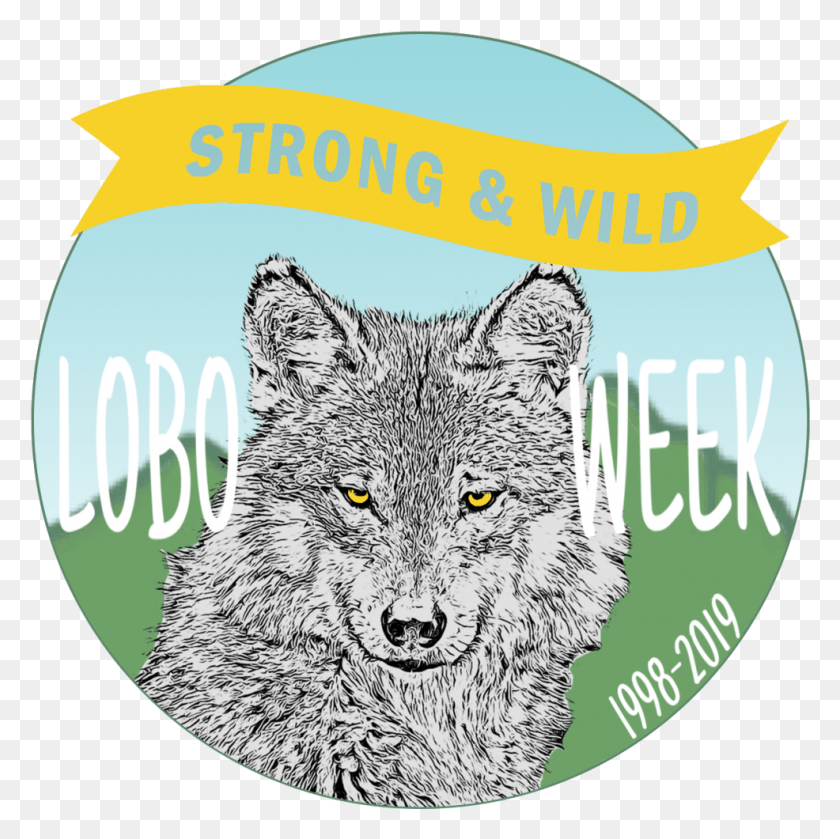 986x985 Loboweek 2019 Badge Canis Lupus Tundrarum, Lobo, Mamífero, Animal Hd Png