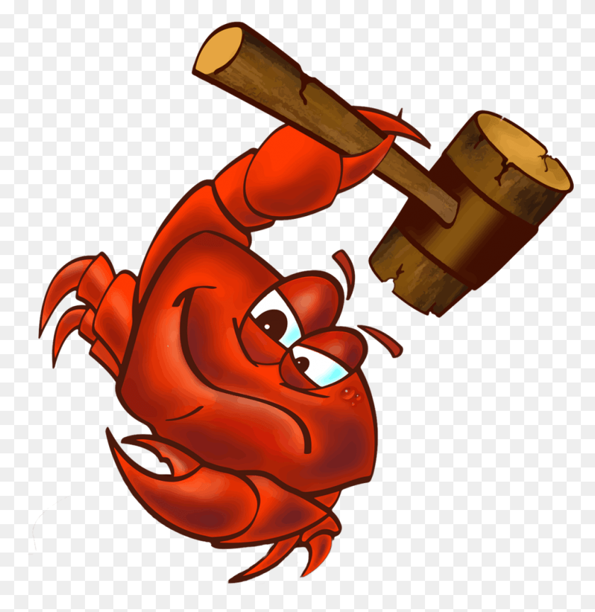 969x1000 Png Лобстер Снежный Краб Smashin Crab High Res Logo, Морепродукты, Еда, Морская Жизнь Png Скачать