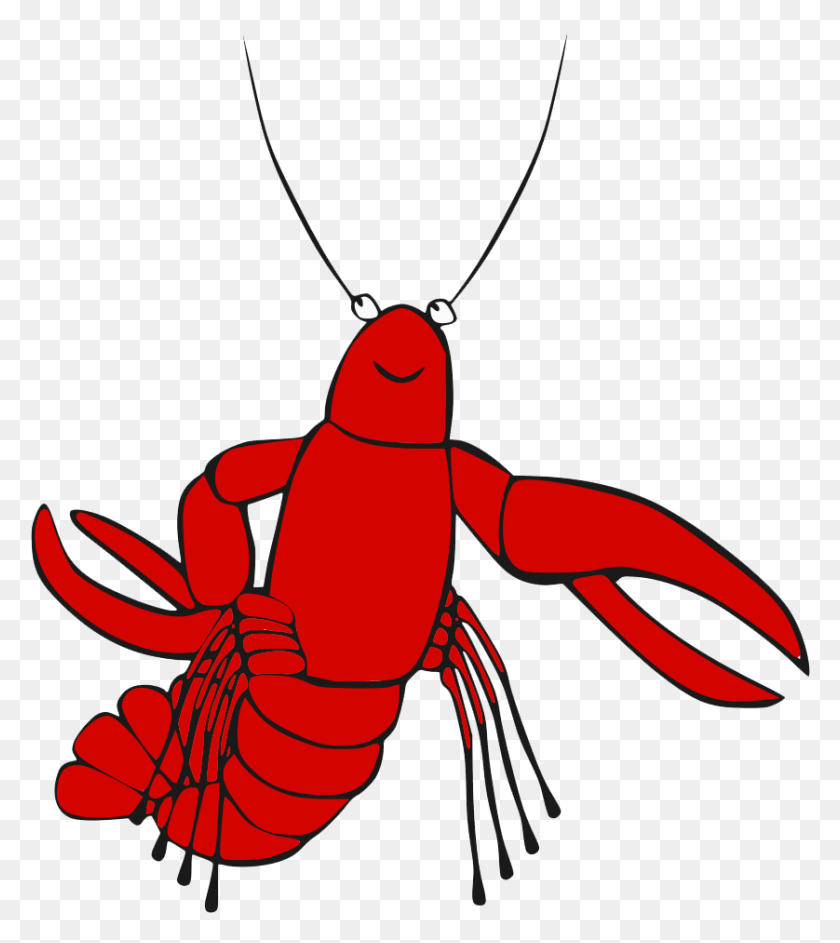838x949 Lobster Transparent Background Crawfish Clipart, Animal, Sea Life, Seafood HD PNG Download