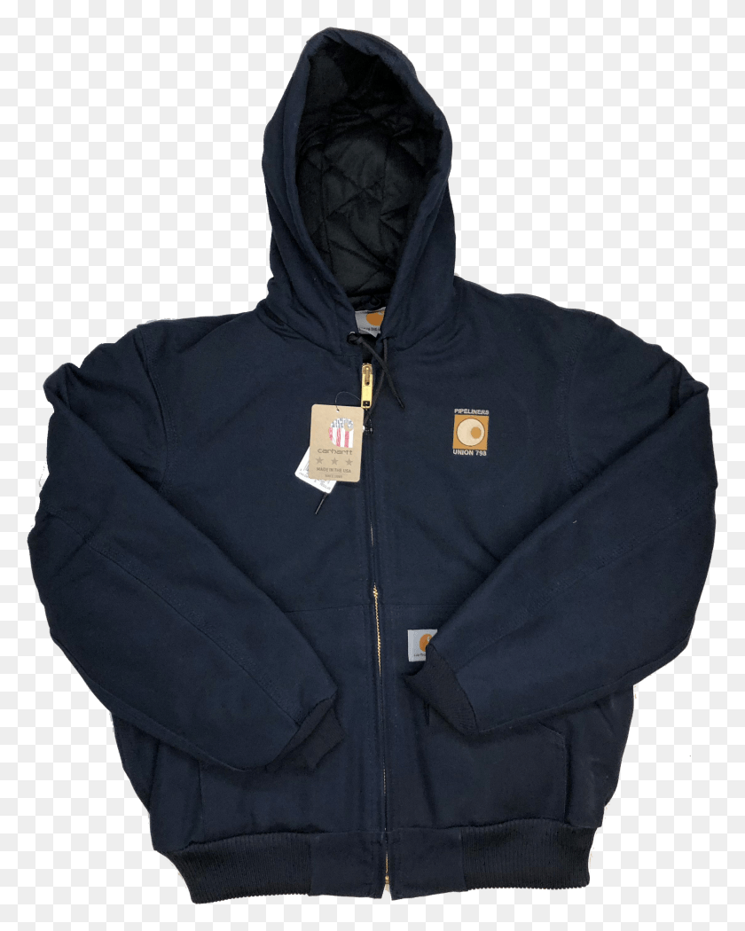 2233x2836 Local 798 Carhartt Navy Blue Jacket With Hood Hoodie HD PNG Download