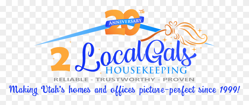 1396x527 Local Gals Housekeeping Logo 2 Local Gals Housekeeping, Text, Alphabet, Symbol HD PNG Download