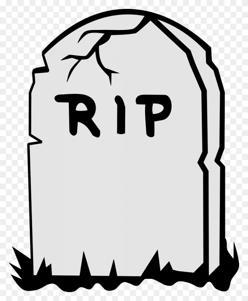 834x1024 Local Idiot Dies Understandable Death Death Clipart, Tomb, Tombstone, Stencil HD PNG Download