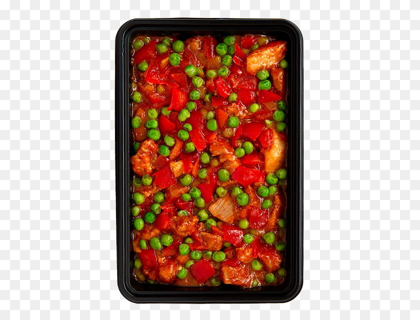 383x580 Local Style Pork Amp Peas Strawberry, Plant, Food, Vegetable HD PNG Download