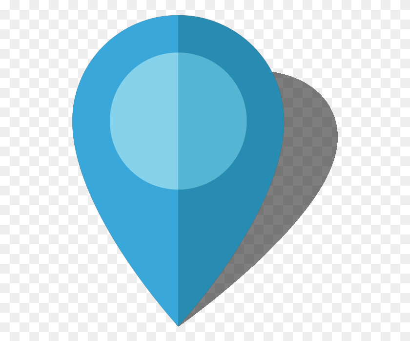 545x638 Location Map Pin Light Blue10 Circle, Plectrum HD PNG Download