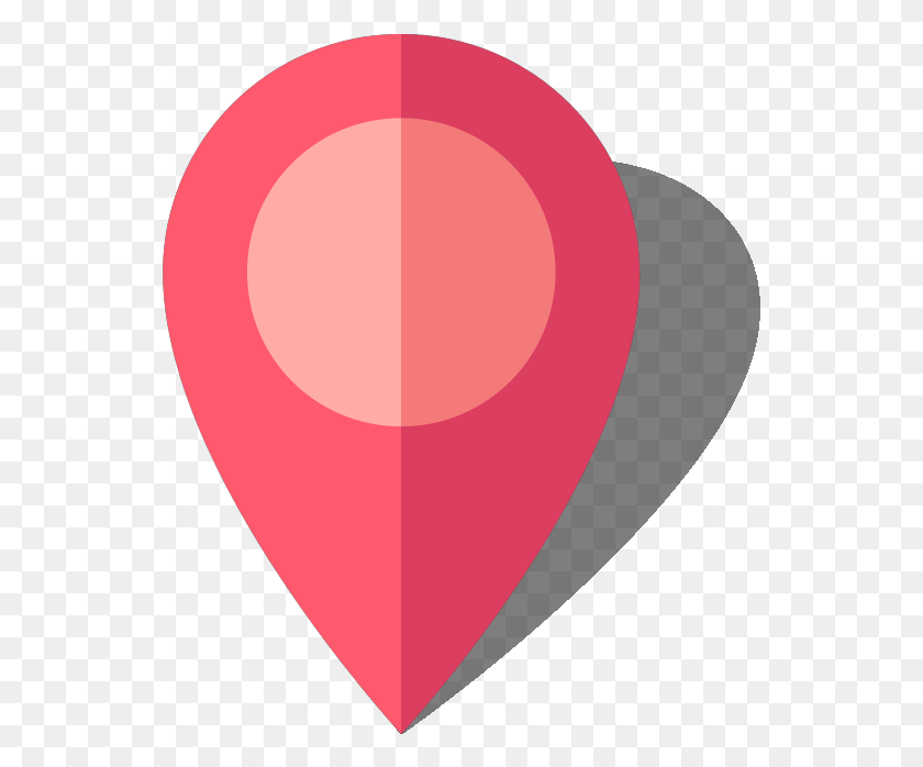 545x638 Карта Местоположения Pin Pink10 Location Logo Pink, Plectrum, Heart Hd Png Download
