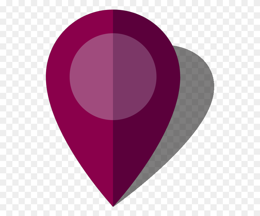 545x638 Location Map Pin Purple10 Location Pin Purple, Plectrum, Heart HD PNG Download