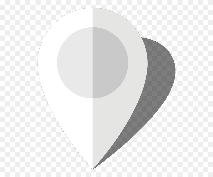 545x638 Location Map Pin White10 White Map Pin, Plectrum, Vase, Jar HD PNG Download