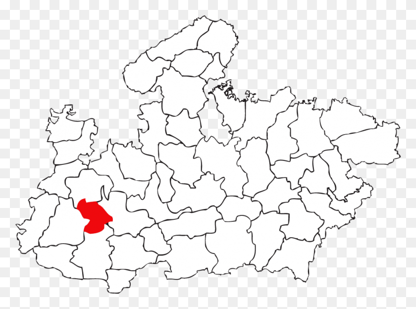 970x702 Location Of Indore In Madhya Pradesh Madhya Pradesh Assembly Election Results, Map, Diagram, Plot HD PNG Download