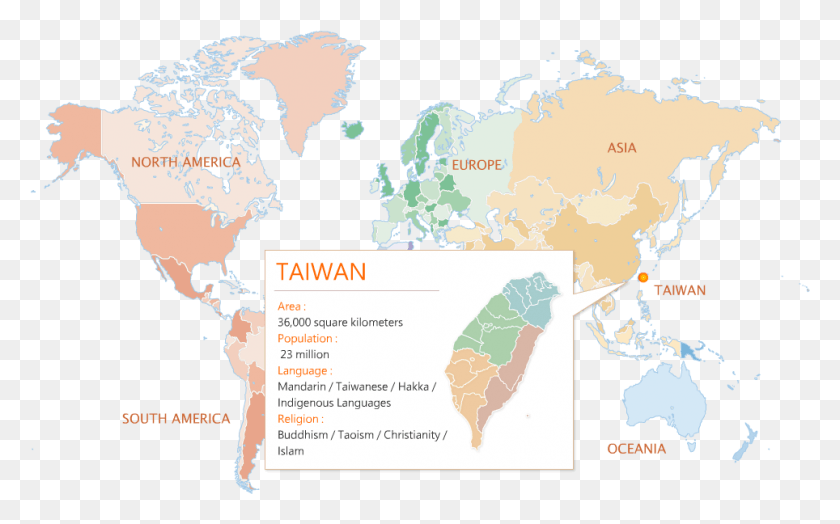 964x574 Расположение Тайваньских Наций Черно-Белое, Карта, Диаграмма, Атлас Hd Png Скачать