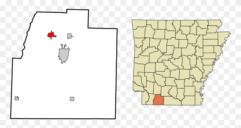 771x389 Location Of Waldo County Arkansas, Plot, Map, Diagram HD PNG Download
