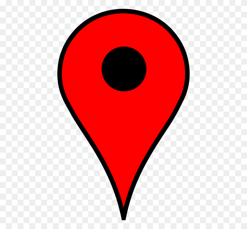 450x720 Location Poi Pin Marker Position Red Map Google Maps Marker, Heart, Triangle, Plectrum HD PNG Download
