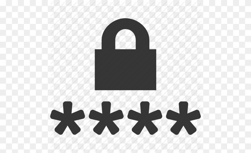 Lock Login Password Safe Security Icon, Bag Sticker PNG