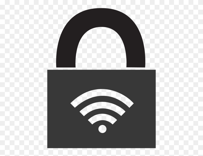 455x585 Locked Wifi Free Wifi White, Lock, Combination Lock HD PNG Download
